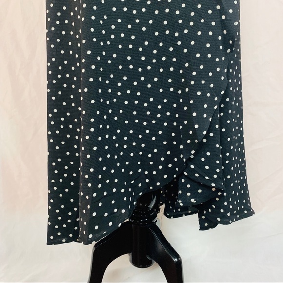 Bobeau polka dot wrap dress size S - Picture 3 of 7